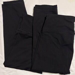 2 pk Large Old Navy Elevate Go Dry High Waist Leggings Black Light Compression